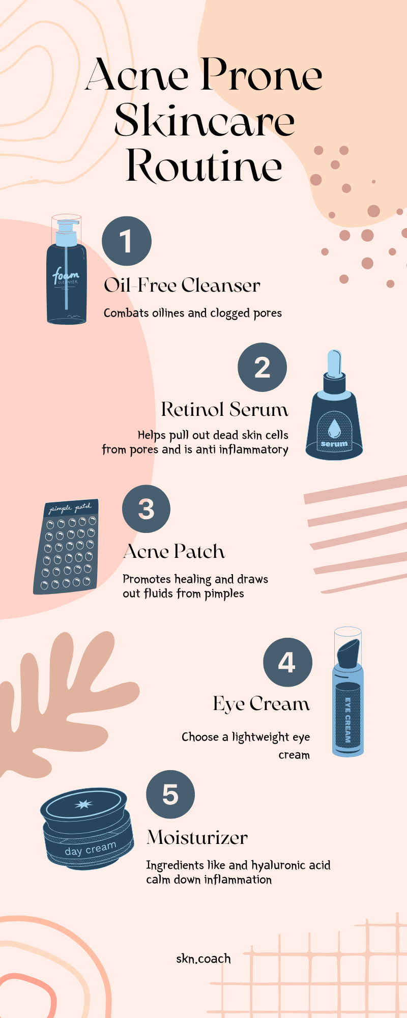 Skincare routine for acne-prone skin