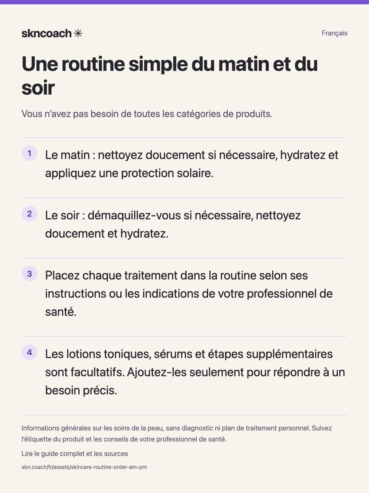 Infographie sur l’ordre des soins