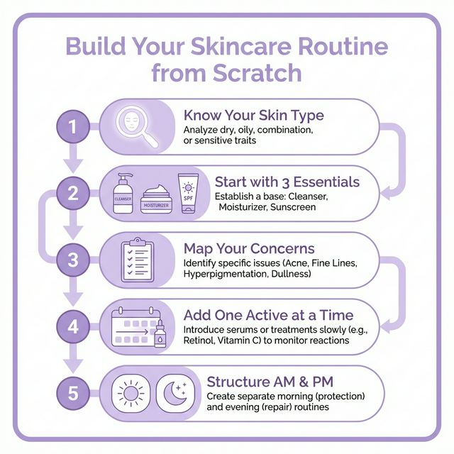 Build Your Skincare Routine from Scratch — 5-Step Framework