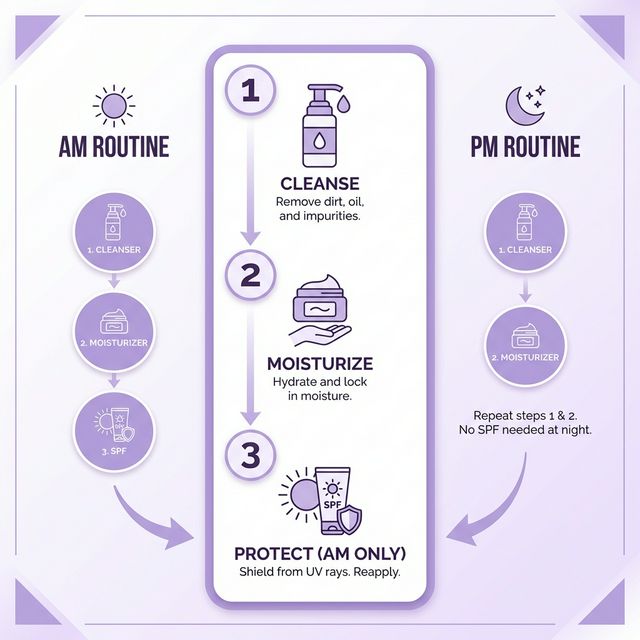 Beginner Skincare Routine — The 3 Essential Steps