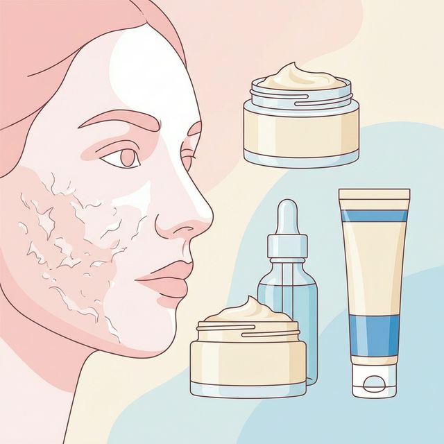 Retinoid peeling and flaking guide