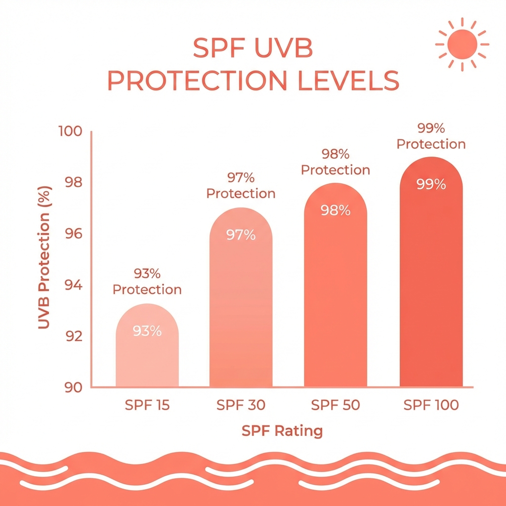 SPF protection level comparison