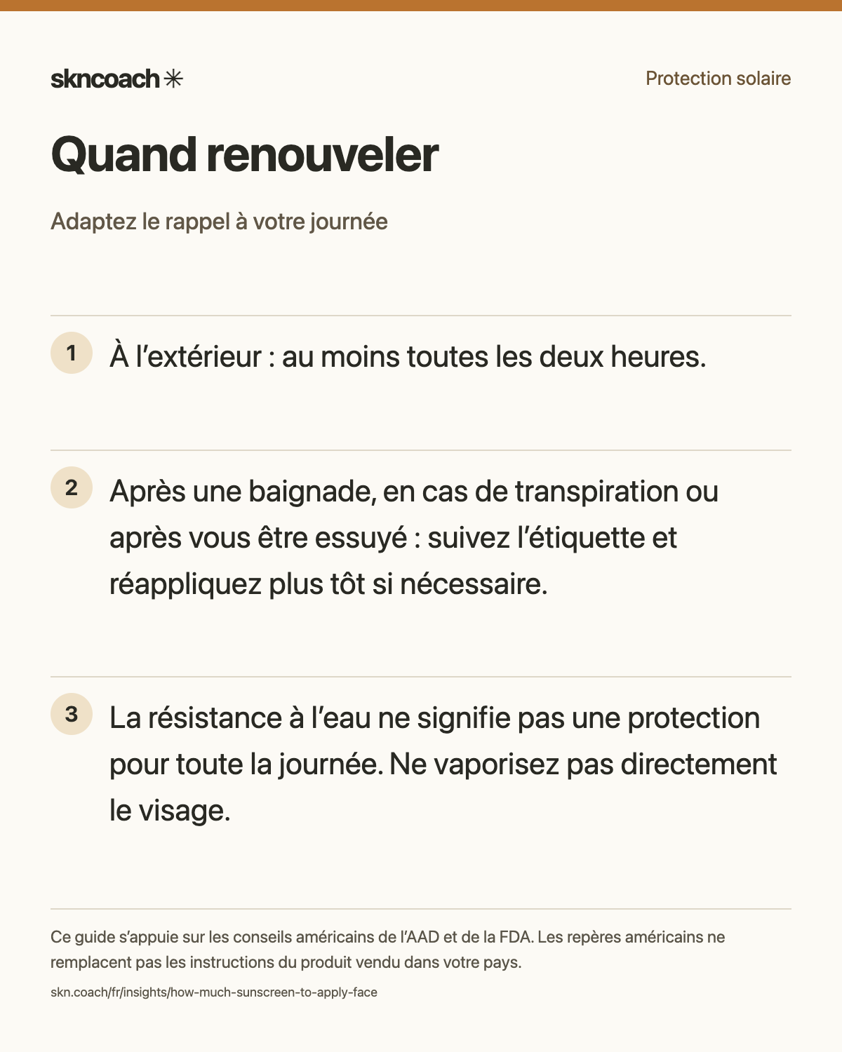 Quand renouveler